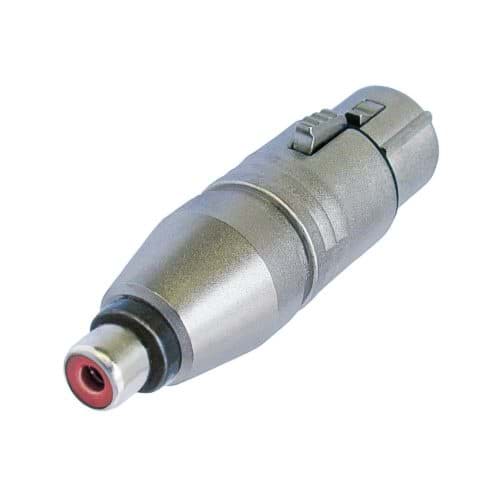 Picture of adapter XLR-3p-female <> RCA female
