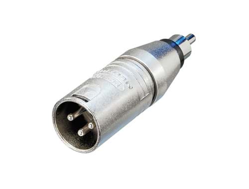 Picture of adapter XLR-3p-male <> RCA male