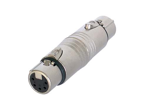 Picture of adapter XLR-5p-female <> XLR-5p-female