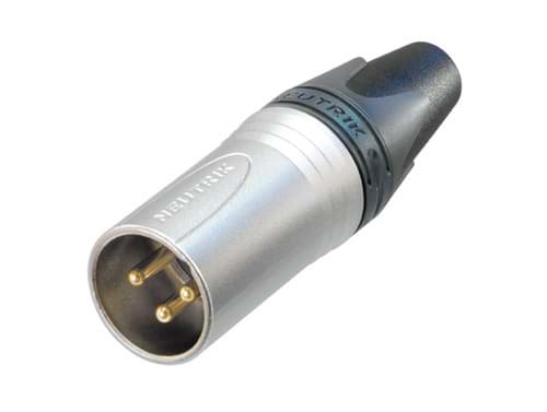 Picture of XLR kabeldeel 3 pin pen high temperature chroom