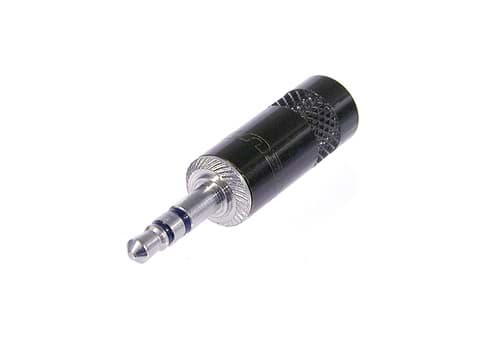 Picture of jack 3,5mm steker 3-polig zwart