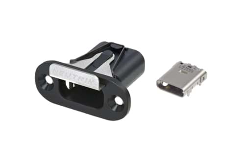 Picture of mediaCON Lockable USB Type-C chassis +integral USB IF appr. receptacle
