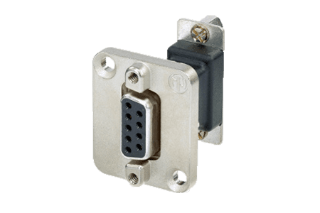 Bild von adapter D-sub  9p female <> female in D-housing nickel