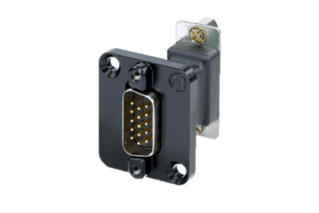 Bild von adapter D-sub 15p male <> female in D-housing black