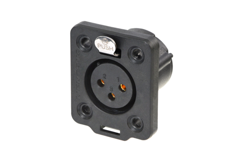 Bild von XLR chassis TOP IP65 3p female
