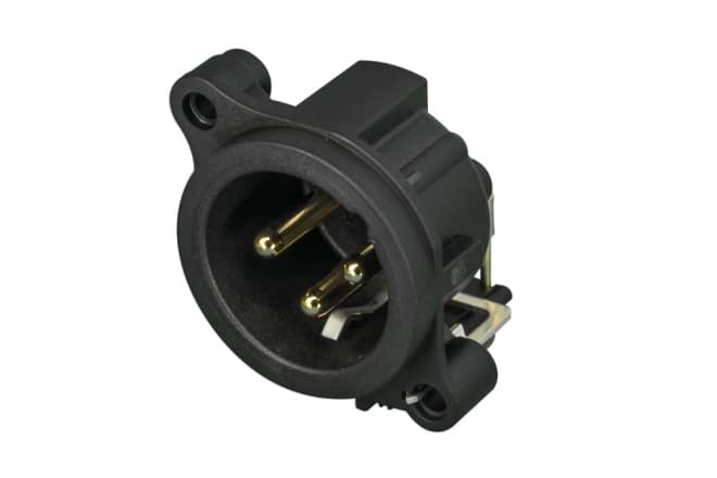 Picture of XLR chassis A 3 pin pen PCB-H