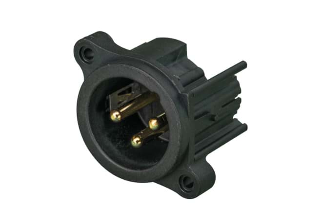 Picture of XLR chassis A 3 pin pen PCB-HL