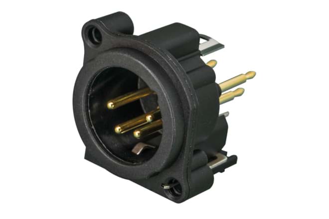 Picture of XLR chassis A 4 pin pen PCB-V