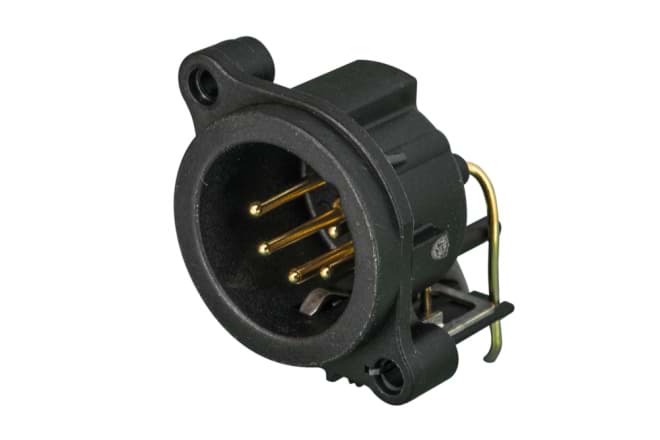 Picture of XLR chassis A 5 pin pen PCB-H