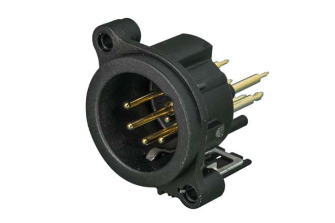 Picture of XLR chassis A 5 pin pen PCB-V