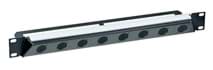 Bild von frontplaat 1HE  8x gat D 30g schuin
