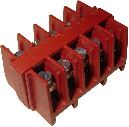 Picture of klemmenstrook 5-polig 4mm2 schroef 32A PPS T200 TEEBLOCK