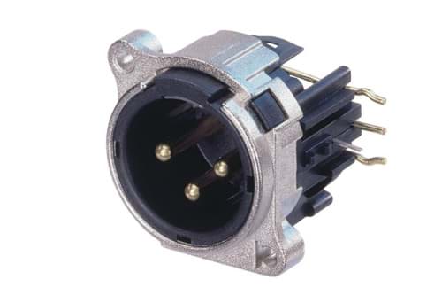 Picture of XLR chassis B 3p male PCB-HR