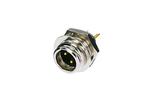 Picture of TINY XLR chassis 3p male nikkel rearmountable