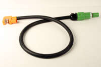 Bild von Powerline railklem smal +2m120mm2 + drain E  groen