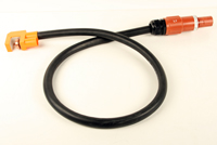 Bild von Powerline railklem smal +2m120mm2 + drain L1 bruin