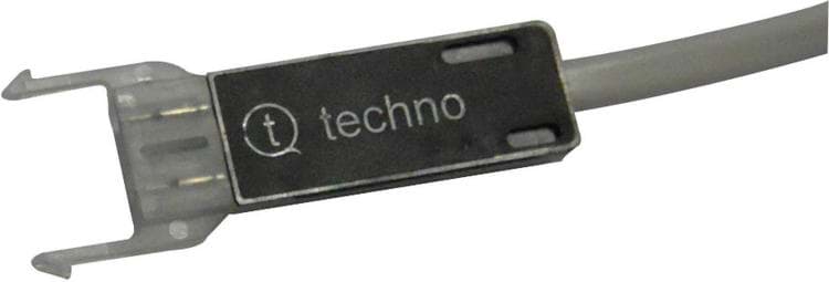 Picture of TEEPLUG connectorset vlak 4mm 2p + 450mm kabel 2x0,75mm2