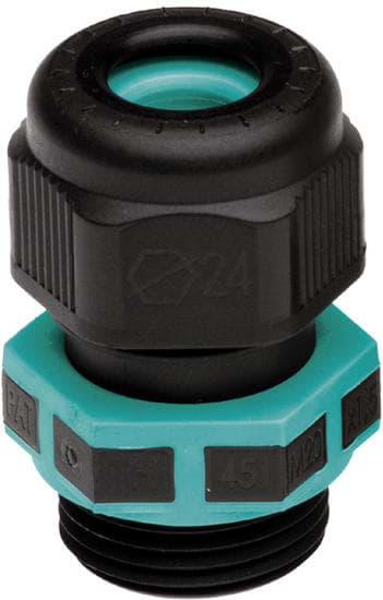 Bild von wartel kunststof IP68 M25 doorlaat 10,5-14mm tap=8mm zwart TEEGLAND