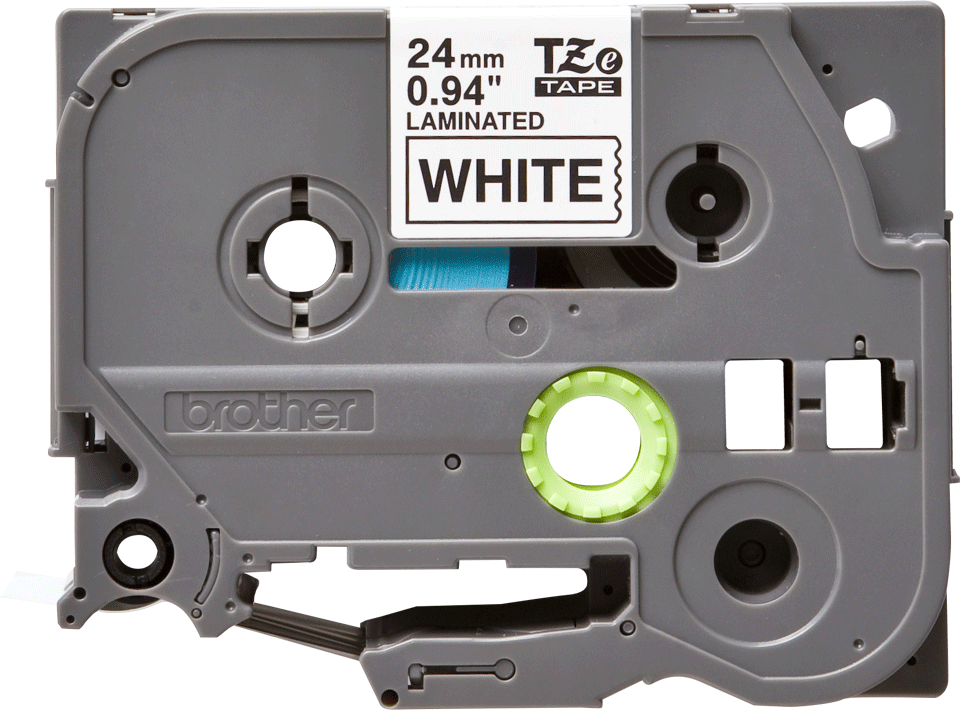 Bild von tape TZ 24mm zwart op wit L=8m