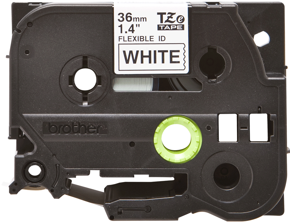 Bild von tape TZ 36mm flex zwart op wit L=8m