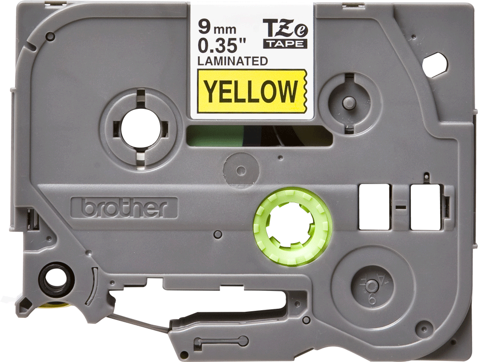 Bild von tape TZ  9mm zwart op geel L=8m