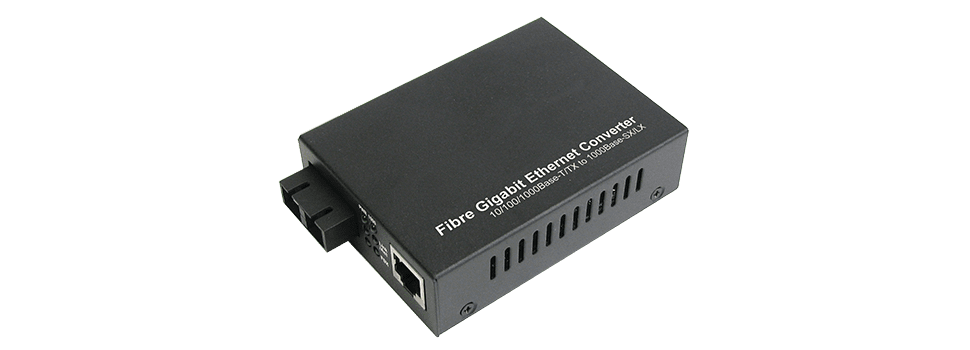 Picture of Gigabit Mediaconverter SingleMode SC 1310nm 20km RJ45-10/100/1000