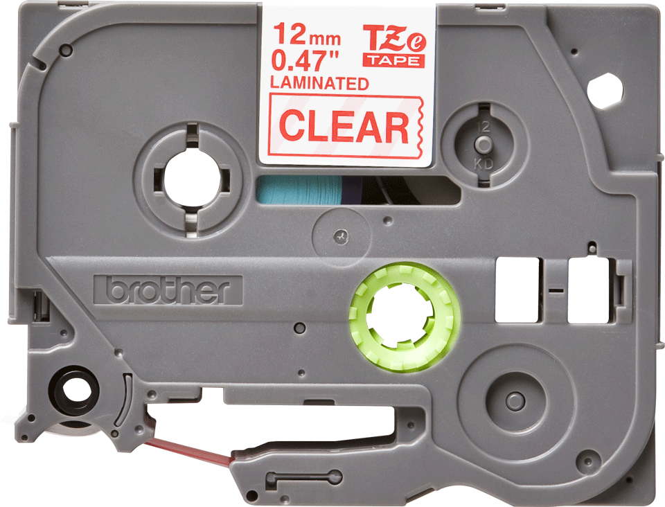 Bild von tape TZ 12mm rood op helder L=8m