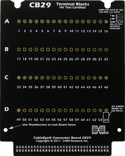 Picture of Connector Board Set CB29BB (No Terminal Blocks Installed)