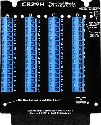 Picture of Connector Board Set CB29H (Screw Terminals - HVX21)