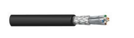 Bild von datakabel PATCH CAT6A S/FTP 4PxAWG24/7 PVC zwart CatSnake Belden MTR