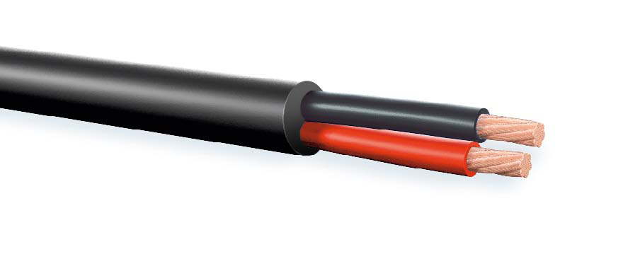 Afbeelding van Luidsprekerkabel  2x2,5mm2 PVC-SOFT LSP-S zwart MTR