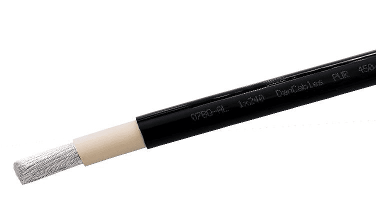 Picture of Alukaflex kabel 07BQ-AF  1x120mm2 PUR Eca zwart