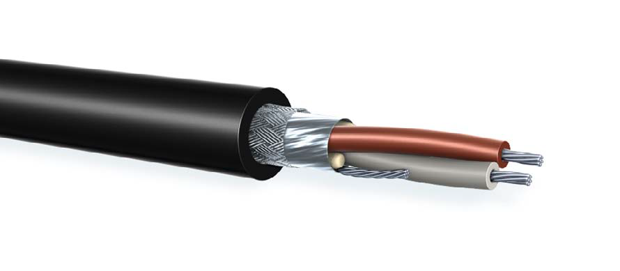 Afbeelding van DMX kabel 1x2x0,22mm2 Foil+Braid 110 OHM PVC-SOFT zwart Perivox HA100
