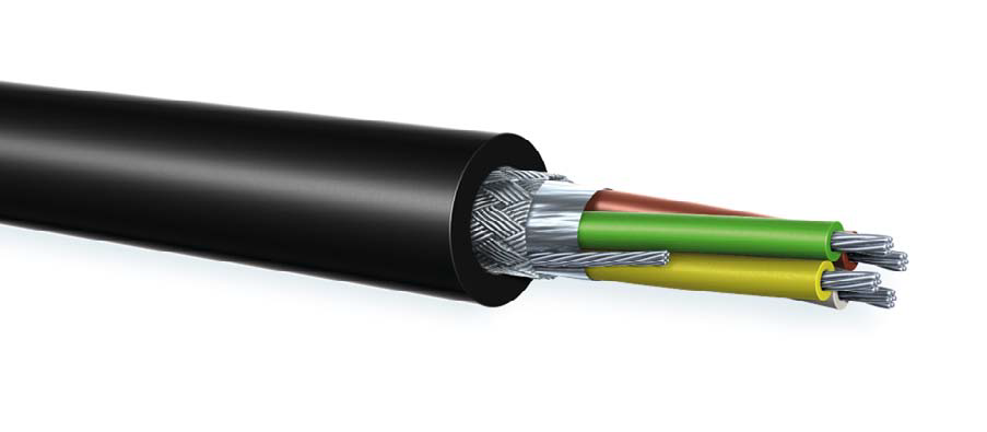Afbeelding van DMX kabel 2x2x0,34mm2 Foil+Braid 75 OHM PVC-SOFT zwart Perivox MTR