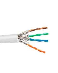 Afbeelding van datakabel CAT6A U/FTP 600MHz 4PxAWG23 B2ca wit SCP HA305