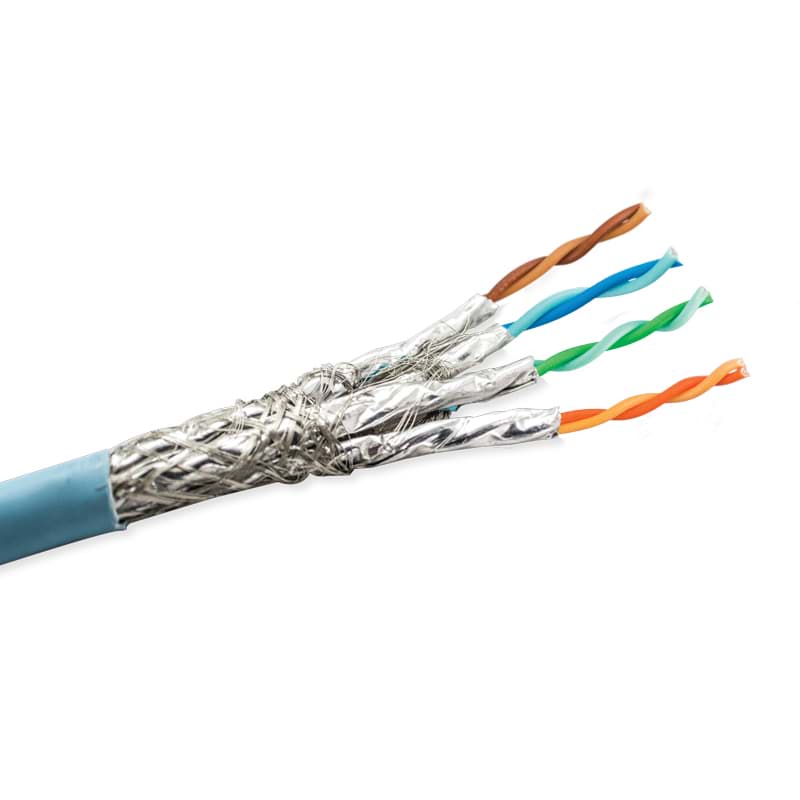 Afbeelding van datakabel CAT7A S/FTP 1200Mhz 4PxAWG23 B2ca blauw SCP HA305