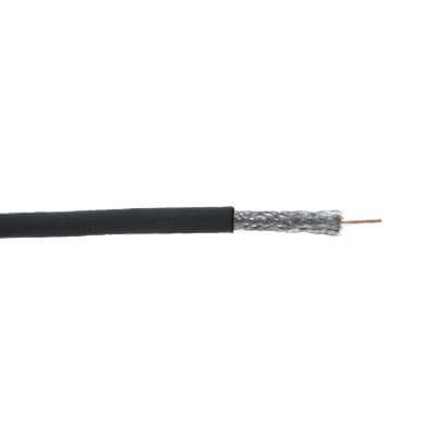 Bild von CATV coaxkabel RG6/U 1,0/4,8AF 3GHz CCS QuadShield PVC Eca zwart H305