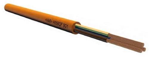 Bild von polyurethaankabel H05BQ-F  2x0.75mm2 PUR oranje RG50