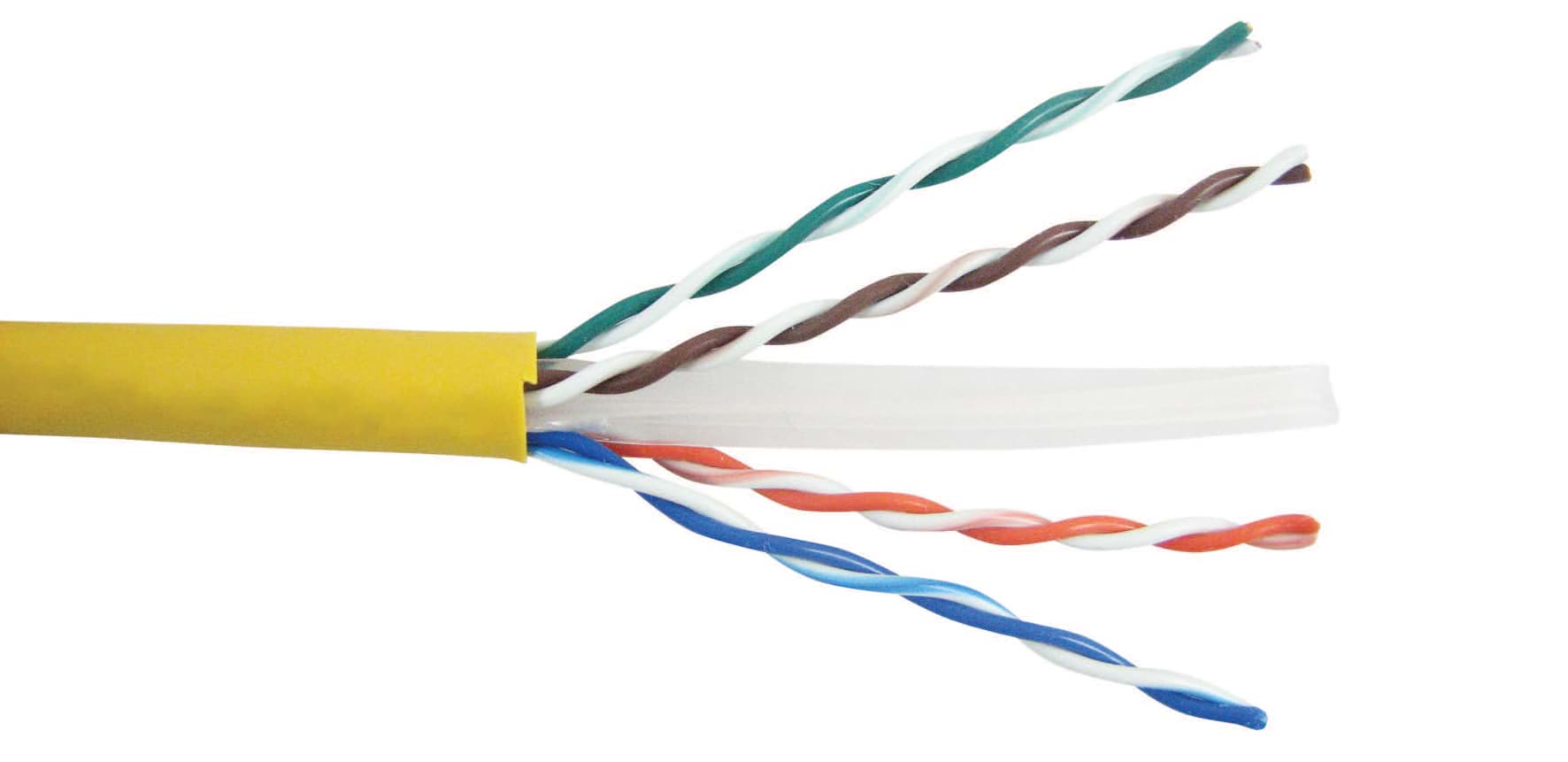 Bild von datakabel CAT6 U/UTP 550MHz 4PxAWG23 Dca-s3 geel SCP DS305