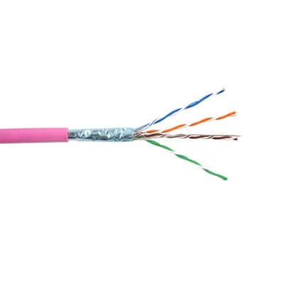 Afbeelding van datakabel CAT6 F/UTP 550MHz 4PxAWG23 Dca-s3 pink PREMIUM SCP HA305