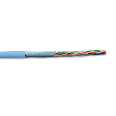 Afbeelding van datakabel CAT6 F/UTP 550MHz 4PxAWG23 Dca-s1 blauw PREMIUM SCP HA305