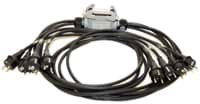 Picture of breakin spin 8x schuko RA+BF RNF3G1.5 1.3m > Han 16 polig 1+9