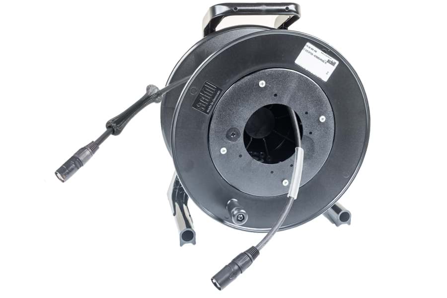 Bild von patchkabel CAT5E SFTP 4P24 PUR etherCON zwart 50m+haspel GT310+gat