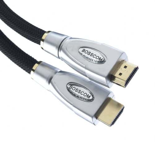 Afbeelding van HDMI-A>HDMI-A kabel  1,0m zwart v2.0 removable metal house