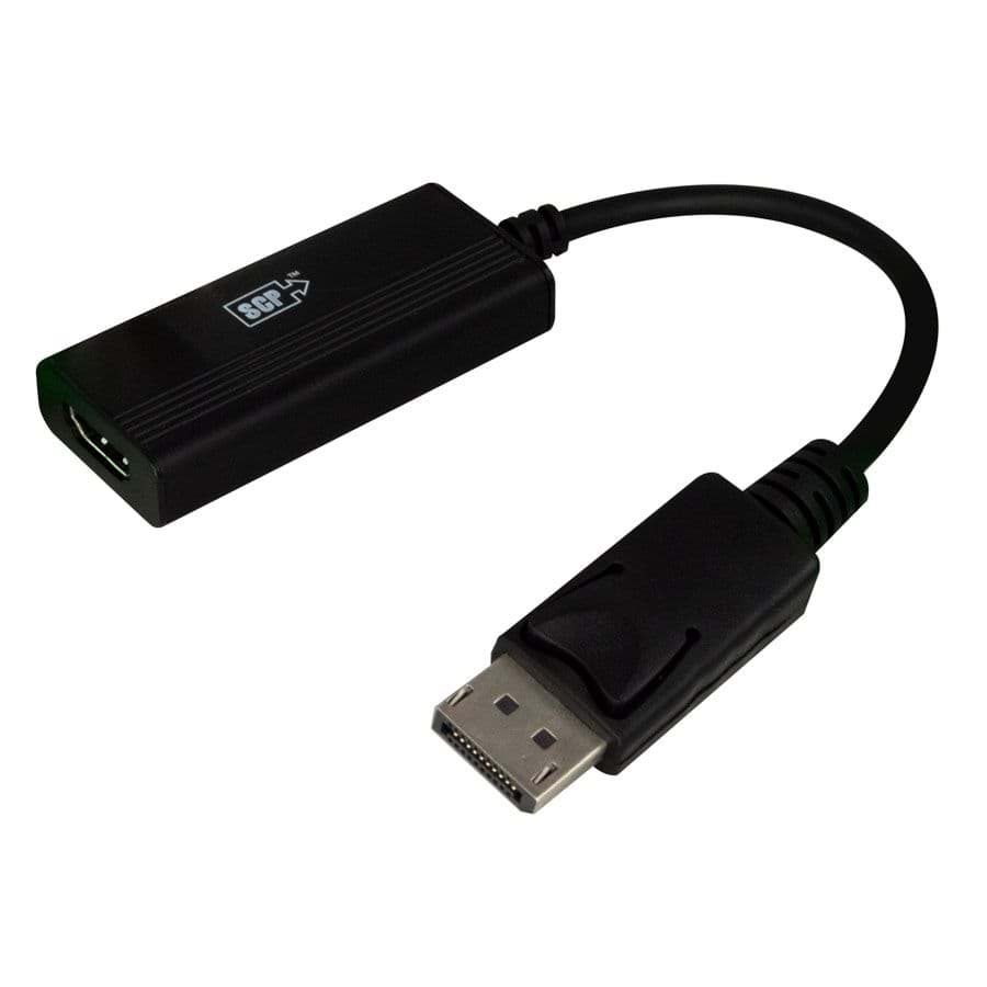 Bild von DisplayPort kabel to HDMI-A female 4K@60Hz zwart 15cm