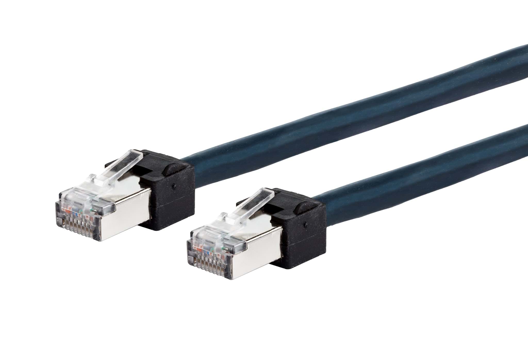 Afbeelding van patchkabel CAT6 S/FTP 4P26 LSHF zwart RJ45 Ultraflex500  3,0m Metz 10G