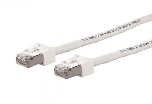 Afbeelding van patchkabel CAT6 S/FTP 4P26 LSHF wit RJ45 Ultraflex500  1,5m Metz 10G