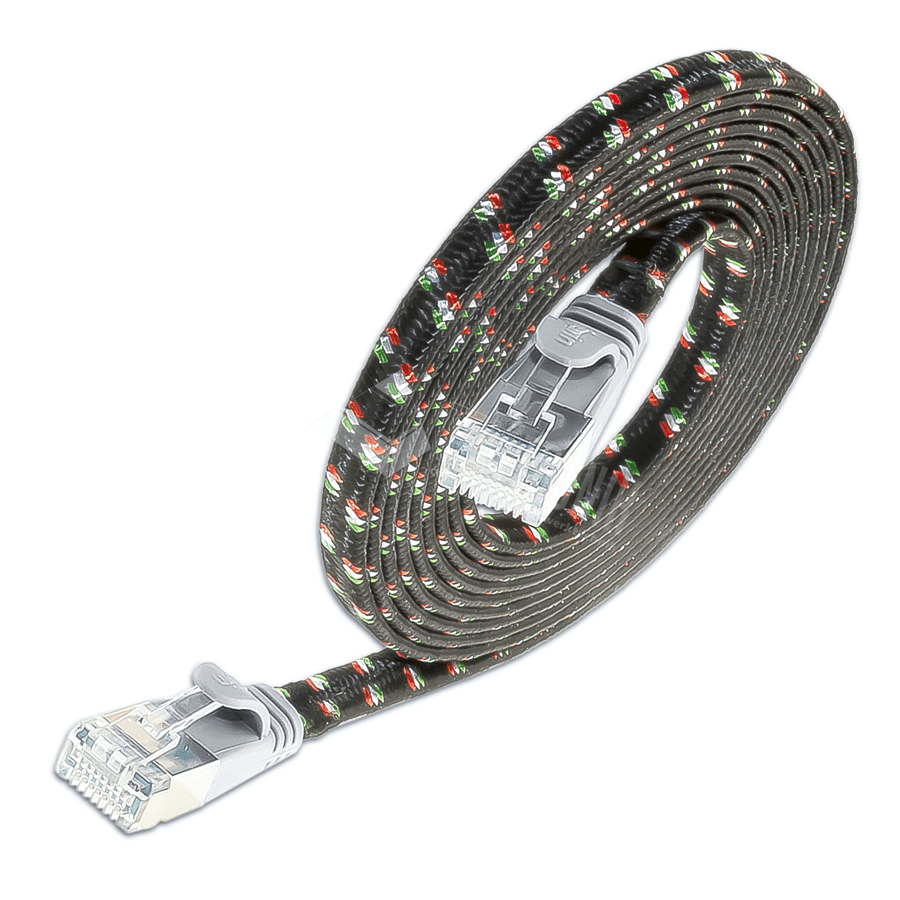 Bild von patchkabel CAT6 U/FTP 4p36 TOUGH nylon grijs RJ45  2,0m