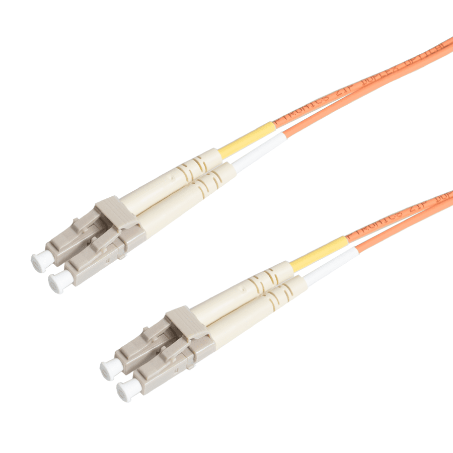 Picture of patchcord MultiMode Duplex LC-LC  0.5m OM2 Orange d2mm Enhanced