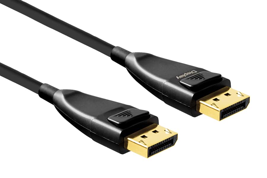 Picture of DisplayPort kabel Fiber Hybrid 15m HBR3 8K@60Hz 32.4Gbps active Cca